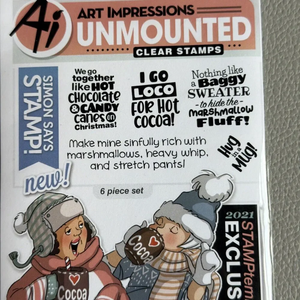 Ai Art Impressions Simon Says Stamp Stamptember 2021 exclusive winter hot cocoa